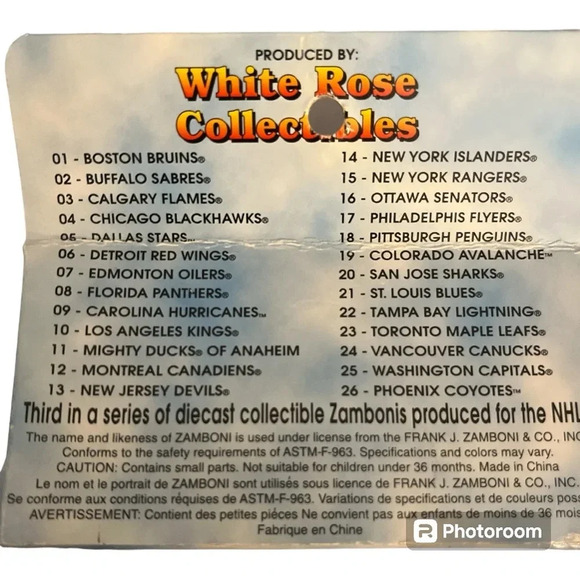 1998 Limited Edition Team Collectible Zamboni - Picture 3 of 5